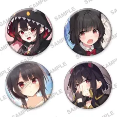 【新品】バッジ・ビンズ めぐみん 誕生祭2025 缶バッジ4個セット 「この素晴らしい世界に祝福を!」