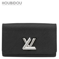 ルイヴィトン LOUIS VUITTON 長財布 ポルトフォイユ ツイスト エピレザー ノワール シルバー金具 チェーンショルダー 黒  M62038 SP5109 【保存袋】【中古】