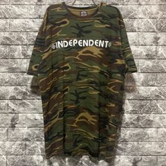 希少】00s independent 迷彩 カモ柄 tシャツ M クロスタグ - メルカリ