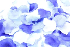【特価商品】花びらのみ 花びら サプライズ 造花 フラワーペタル 結婚式ブーケ 1200枚 フラワーシャワー (ブルー-グレイス-h) XPデザイン