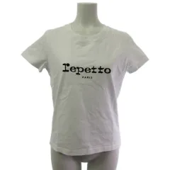 レペット Repetto Ｔシャツ カットソー ロゴ 半袖 白 ホワイト Sのサムネイル