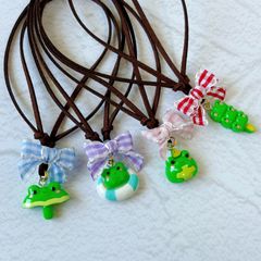 bakutorauです　トリミングチョーカー カエル トリミングチョーカー カエルさん （オーダー不可） - メルカリ