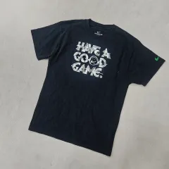 M NIKE グラフィック ブラック 半袖Tシャツ 0331Y