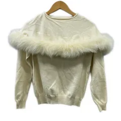 Chesty(チェスティ) 長袖セーター サイズF レディース美品  - アイボリー クルーネック/パール