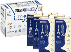 マルサン ひとつ上の豆乳 成分無調整 1L×6本 ... 6600712のサムネイル