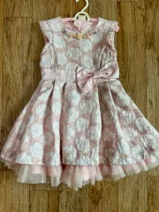 ROEM Girls ピンク 花柄 女の子 ドレス