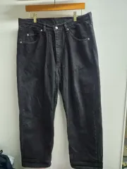 34) Wrangler(ラングラー) ルーズフィット ブラックデニム 出品