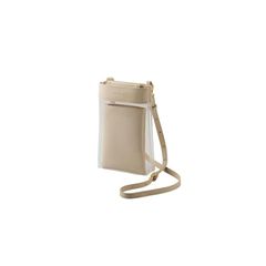 [Brand New] ELECOM Smartphone Shoulder Bag/Pouch MAPOCHE Clear Pocket Shoulder Strap Magnetic Flap Milk Tea White P-MAP06WH 1