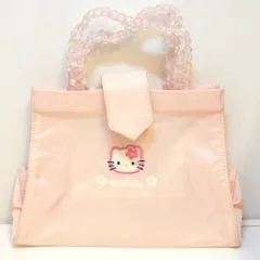 サンリオ ハローキティ カオハナデザインシリーズ ビーズハンドルランチトートバッグ 1998年