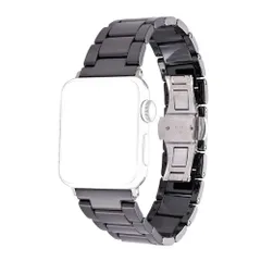 【数量限定】長さ調整簡単 Apple Apple Watch Series Watch 9 8 バンド 7 6 バンド SE Series アップルウォッチ 5 45mm/44mm/42mm セラミック製 対応（ブラック (45mm/44mm/42mm)