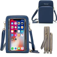 【新品】 [Foravana] スマホショルダー スマホポーチ レディース ショルダーバッグ スマホポシェット お財布ポシェット手提げ 斜めがけ スマホ収納 携帯ポーチ 長財布 本革 おしゃれ 軽量 ミニ ショルダーポーチ 入れたまま操作 0