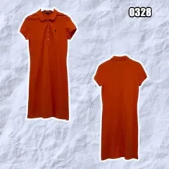 M ポロラルフローレン ポニー 半袖 カラ ワンピース