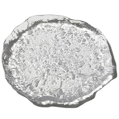 【新品】 [FUPUONE] ジュエリートレイ ガラス 透明 アクセサリー置き 北欧スタイル (大ガラス板15cm) 1