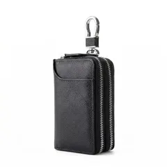 【新品】 [ZBLXYXGS] キーケース メンズ レディース スマートキー対応 エアタグケース カード入れ付き 革製 車キー対応 小銭入れ一体型 防水 多機能 0