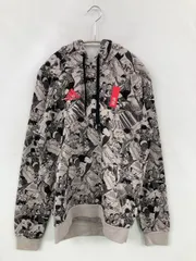 adidas アディダス パーカー M グレー その他総柄 プルオーバー 長袖