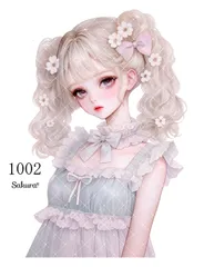 《 No.1002 》Sakuraꕤ オリジナル人物ステッカー シール オリジナルステッカー
