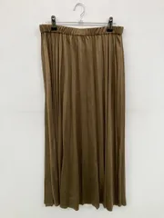 OPAQUE.CLIP オペークドットクリップ ロングスカート L ブラウン