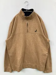 NAUTICA ノーティカ スウェット L ベージュ コットン スウェット 無地 ワンポイント ブランドロゴ 長袖