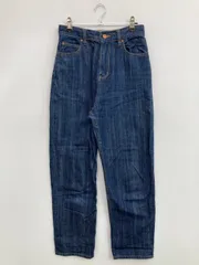 AMERICAN HOLIC アメリカンホリック デニムパンツ M ブルー フルレングス 無地 ワイド・ルーズ ストレート ハイウエスト リジッド・ワンウォッシュ