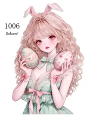 《 No.1006 》Sakuraꕤ オリジナル人物ステッカー シール オリジナルステッカー