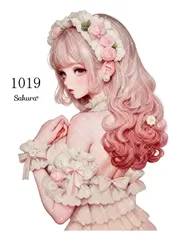 《 No.1019 》Sakuraꕤ オリジナル人物ステッカー シール オリジナルステッカー