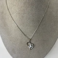 シルバーペンダント★ダイヤ入り★ファッション★デザイン★ネックレス★ペンダント★ダイヤペンダント