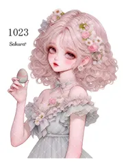 《 No.1023 》Sakuraꕤ オリジナル人物ステッカー シール オリジナルステッカー