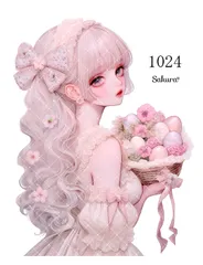 《 No.1024 》Sakuraꕤ オリジナル人物ステッカー シール オリジナルステッカー