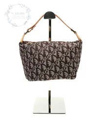 Christian Dior トロッター モノグラムハンドアクセサリーポーチ ハンドバッグ ブラウン CM0033