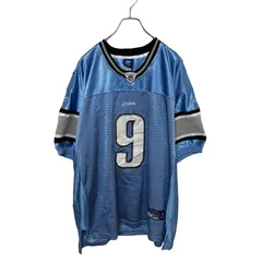 【Reebok】 NFL Detroit Lions Football Shirts STAFFORD デトロイトライオンズ ゲームシャツ S-5017