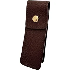 【HERMES/エルメス】リップケース その他雑貨 クシュベル ブラウンレザー/ゴールド金具 レディース 【中古】【真子質店】【BL】のサムネイル