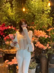 3 6 -> 1 8 1回着用 華奢 フィット ゴージ カーディガン ブラック