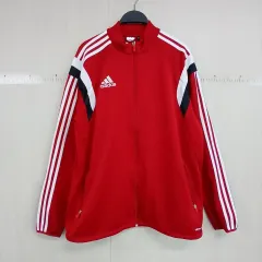 アディダス 3本線 トラック ジャケット レッド