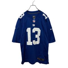 NIKE カレッジ フットボール シャツ メッシュ リンガー 紺