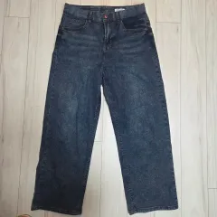 新品デニム ワイド パンツ インディゴデニム