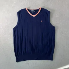 95 ポロラルフローレン ストライプ ニット ベスト