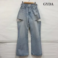 ジェイダ ハイウエスト サイドスリット ワイド ストレート デニム レディース M ISItems【USED】【古着】【中古】50156378