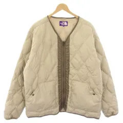 ノースフェイス パープルレーベル THE NORTH FACE PURPLE LABEL プラスフィールドダウンカーディガン PLAS Field Down Cardigan ジャケット ジップアップ XL ベージュ N24FA027 /HN