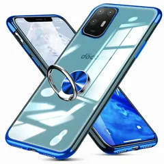 【人気商品】カバー 5G 5G 5G アローズ 変形防止 一体型 落下防止 軽量 青 薄型 防塵 スタンド機能 車載ホルダー対応 耐衝撃 メッキ加工 透明 TPU MJJ-1055-10-03 ケース ケース ケース Fujitsu クリア リング付き F-5