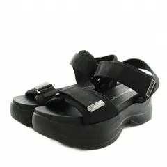 オリエンタルトラフィック ORIENTAL TRAFFIC サンダル ストラップ 厚底 S 黒 ブラック /AN73