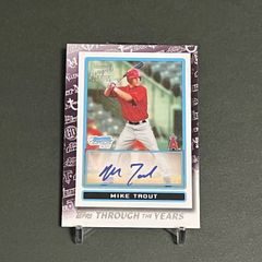 マイクトラウト Trout Topps 75周年 16/50 鯉 パラレル - メルカリ