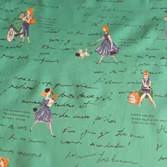 Yuwa 小関鈴子さん　dress green　50cmカット