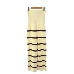 ジェラートピケ gelato pique ホットスムーズィーボーダーロングパンツ ルームウェア ナイトウェア F アイボリー /DF ■OS