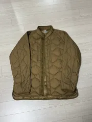 ユニクロxホワイトマウンテニアリング ハイブリッド ダウン (カーキブラウン L)