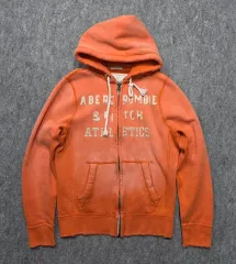 Abercrombie フェイド ダメージ Y2K ヴィンテージ フードジップアップ M