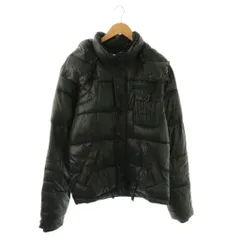 ディーゼル DIESEL 中綿ジャケット ジップアップ フード L チャコールブラック /DO ■OS