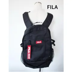 FILA　フィラ　リュック　バックパック　ブラック　お出掛け　カジュアル　A4サイズ収納可  送料込み  6463725