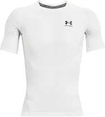 アンダーアーマー UNDER ARMOUR UA ヒートギアアーマー ショートスリーブ シャツ メンズ 半袖 アンダーウェア トップス 吸汗速乾 涼しい 通気性 トレーニング 抗菌防臭 ドライ ストレッチ  1361518 100 WHITE/BLACK