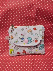 ハローキティ キルティング カードウォレット コインケース ツーウェイ財布