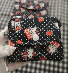 ハローキティ キルティング ツーウェイ財布 ハンドメイド